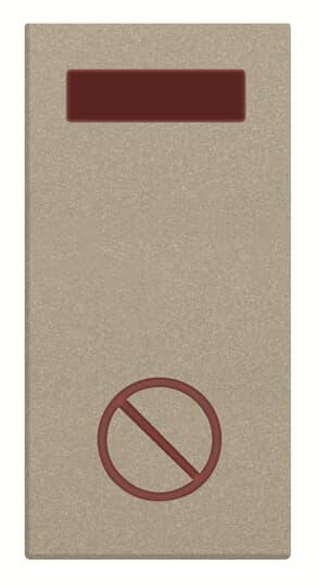 ABB  Zenit  Шампань Светосигнализатор с LED лампой, "Не беспокоить," 1-модуль