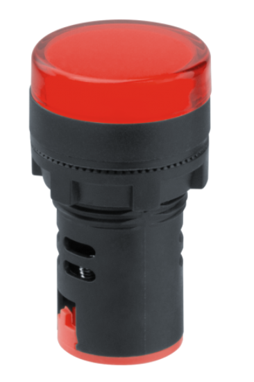 Лампа индикаторная Navigator 82 805 NBI-I-AD22-24-R красная d22мм 24В AC/DC