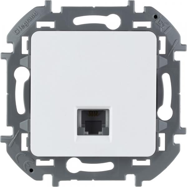Legrand INSPIRIA Белый Розетка RJ11 скрытая установка IP20