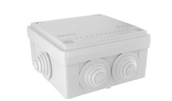 Коробка ответвительная DKC 53800 Коробка ответвительная с кабельными вводами, IP55, 100х100х50мм 53800