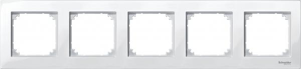 MTN515519 РАМКА M-PLAN 5-МЕСТНАЯ БЕЛ