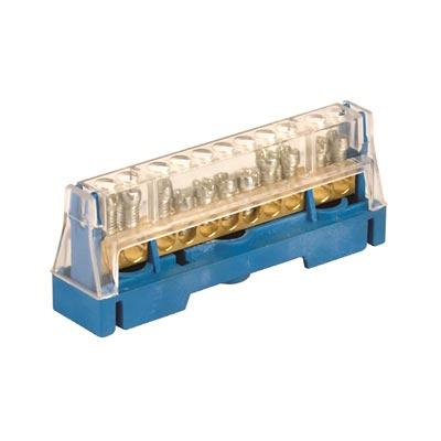Клеммная колодка DKC 5015N соединительная 1р 15х5,3мм. цвет синий