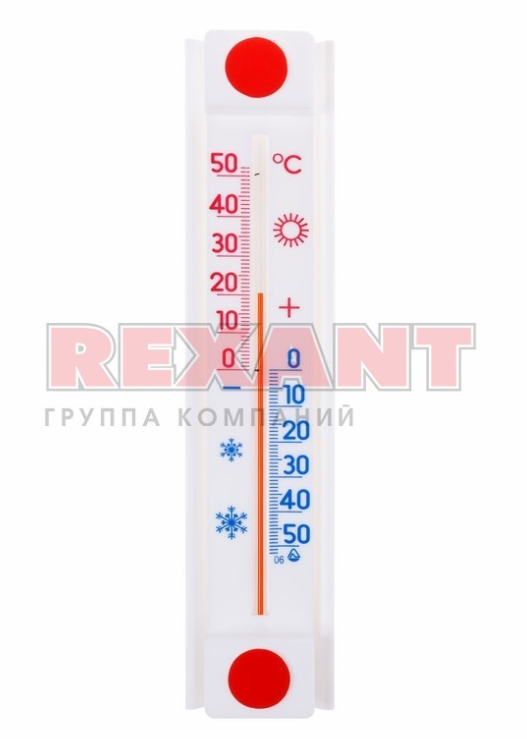 Термометр оконный "Солнечный зонтик" крепление "Липучка" REXANT 70-0500