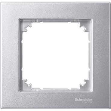 Schneider Electric Merten  Алюминий  Рамка 1-местная MTN486160
