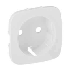 Legrand  Valena  ALLURE  Белый Лицевая Панель для силовой розетки 2К+З с зажимами 6кв.мм. 755255