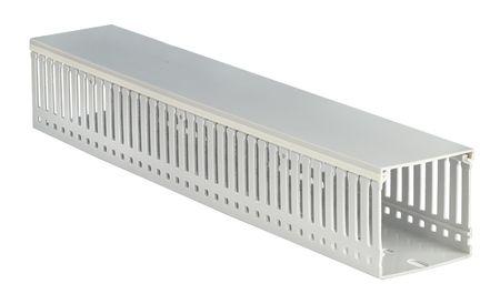 Короб перфорированный, без галогенов, светло-серый RLHF6 80x40