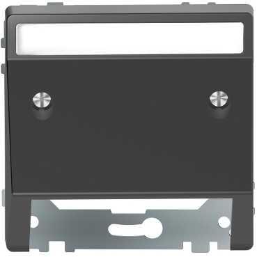 Schneider Electric  MERTEN  D-Life  Антрацит  Центральная Накладка наклонная MTN4540-6034