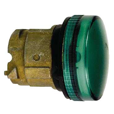 Schneider ZB4BV033 головка сигн.лампы 22мм зеленая/