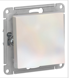 Schneider Electric AtlasDesign Жемчуг  Выключатель 1-клавишный схема 1, 10АХ, механизм ATN000411