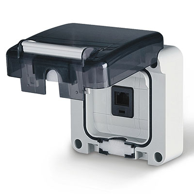DKC  Quadro  Розетка  Белый  компьютерная RJ 45 DIS137448150