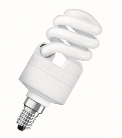 Компактная люминесцентная лампа OSRAM DST MTW 15W/865 220-240V E14 10X1RU