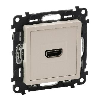 Legrand  Valena  LIFE  Слоновая Кость Розетка HDMI тип А скрытая установка IP20 / 753271