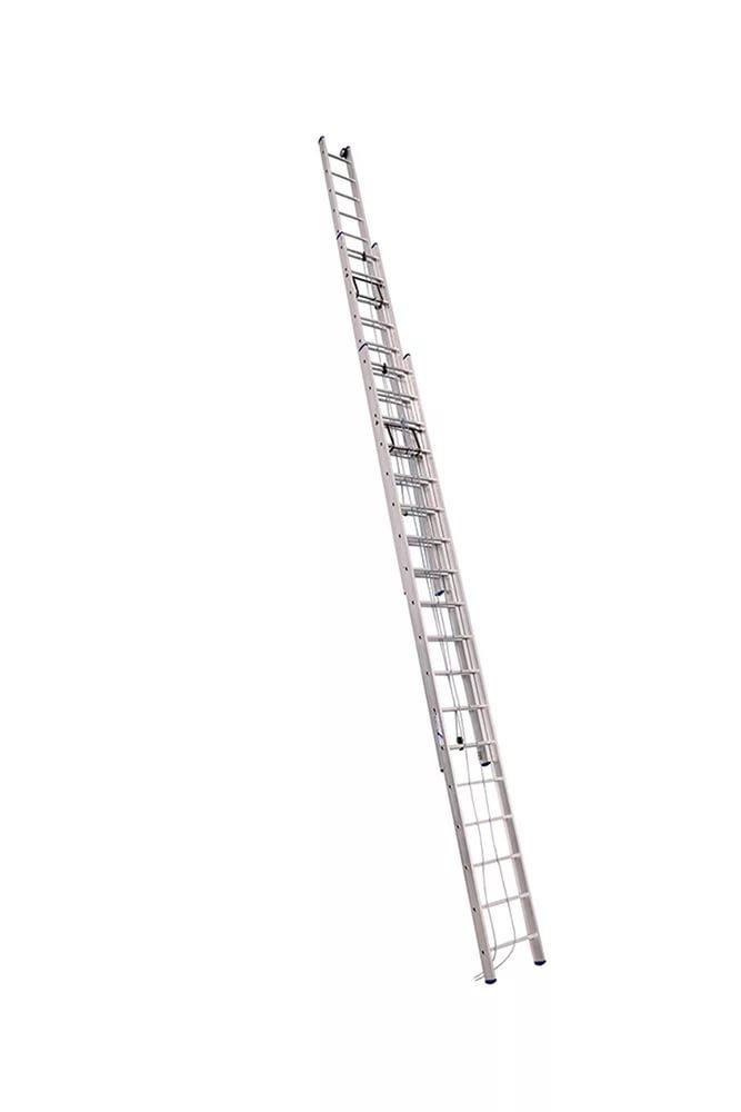 Лестница 3-секц алюм 3*13ст с канатной тягой 372/630/890 Алюмет SR3 3313