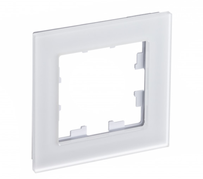 Schneider Electric AtlasDesign NATURE  Матовое Стекло Белый  Рамка 1-местная ATN330101
