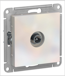 Schneider Electric AtlasDesign Жемчуг  Розетка TV оконечная1DB, механизм ATN000491