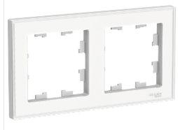 Schneider Electric AtlasDesign  Art Белый Рамка 2-местная ATN200102