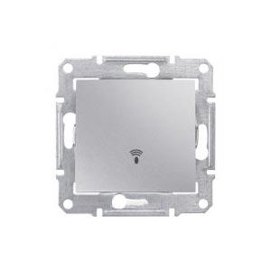 Schneider Electric Sedna Алюминий Выключатель механизм кнопочный символ "Звонок" 10А IP20 скрытая установка SDN0800160