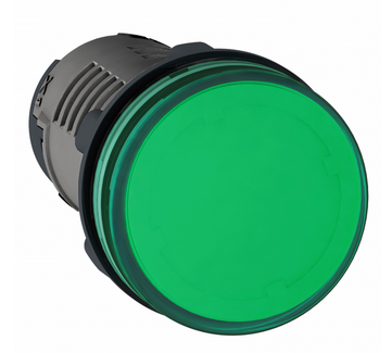Сигнальная лампа LED,~220В, зеленая Schneider Electric XA2EVM3LC