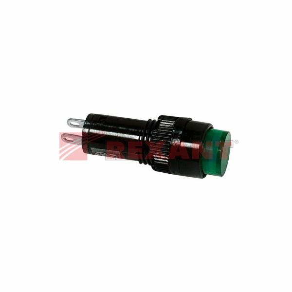 Индикатор Ø10  12V  зеленый  (RWE-504)  REXANT 36-4771