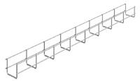 Лоток проволочный 70х50х3000 ПЛМ-70.50 OSTEC