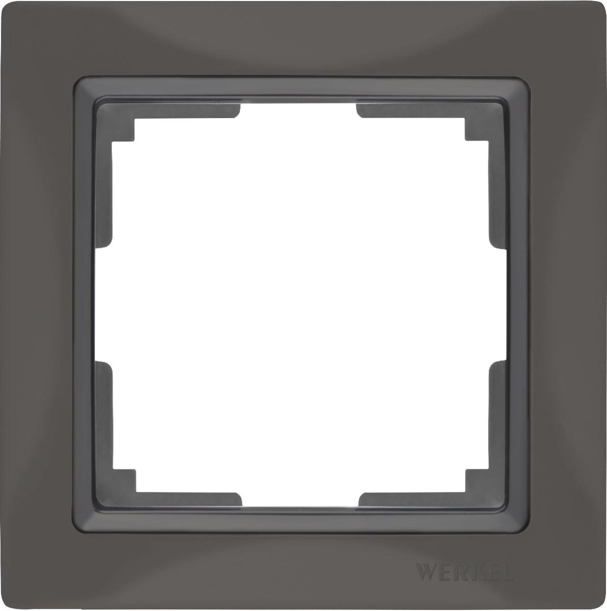 Werkel  Snabb Basic Серо-Коричневый Рамка 1-местная WL03-Frame-01 a036698