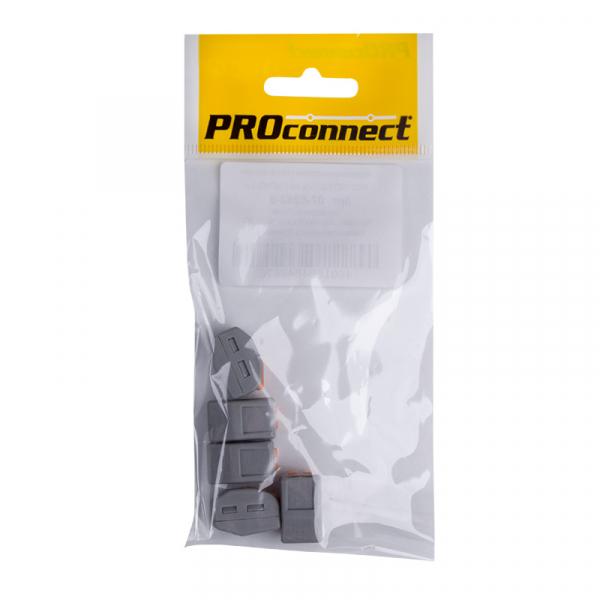 Клемма 2-проводная серая (0,08-4 мм²) (5шт.) (пакет) СМК 222-412 PROCONNECT 07-5252-9