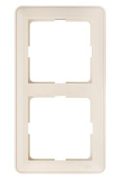 Schneider Electric  Wessen59  Слоновая Кость  Рамка 2-местная скрытая установка KD-2-28