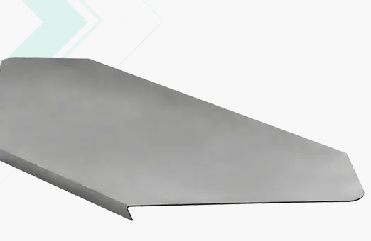Крышка угла горизонтального 90' SKYG90*500*0,8 ZN