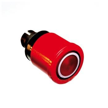 Кнопка ABB  MPMT3-11R красная Грибок /1SFA611510R1101/