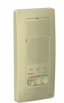 Schneider Electric  BLANCA  Бежевый Переговорное устройство (Домофон) 4,5В, открытая установка BLNDA000017