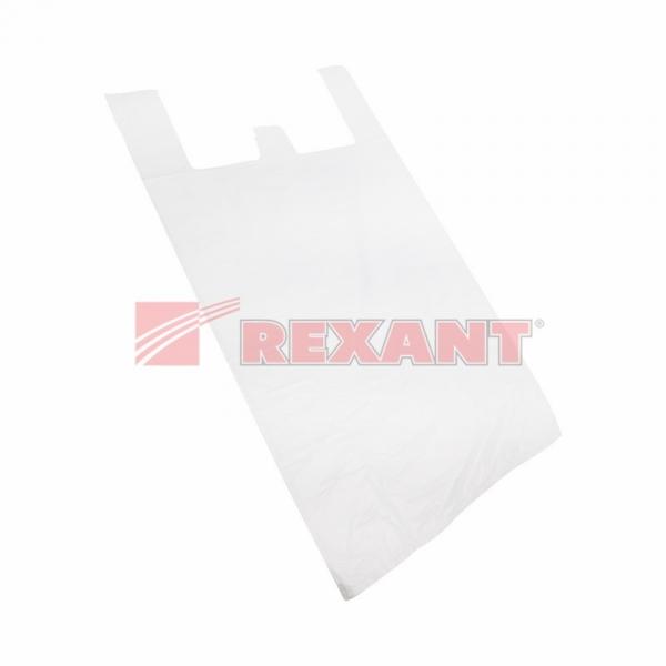 Пакет майка ПНД 28+16*50, 13мкм белая (100шт./уп) 61-0203-1