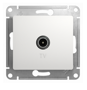 Schneider Electric Glossa  Белый  Розетка TV  коннектор, механизм скрытая установка GSL000193