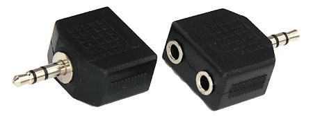 Переходник штекер 3.5мм стерео - 2гнезда 3.5мм стерео REXANT 14-0423