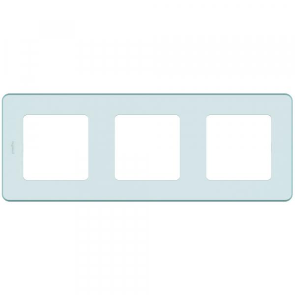 Legrand INSPIRIA Мятный Рамка 3-местная IP20 скрытая установка 673955