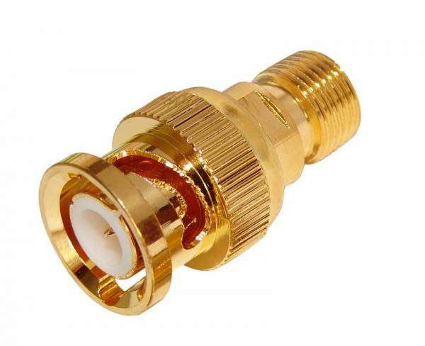 Переход гнездо F-штекер BNC GOLD PROCONNECT 05-3201-5