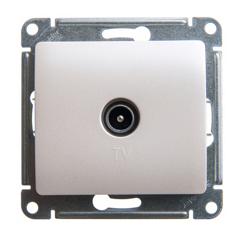 Schneider Electric Glossa Перламутр TV Антенна коннектор, механизм,  GSL000693