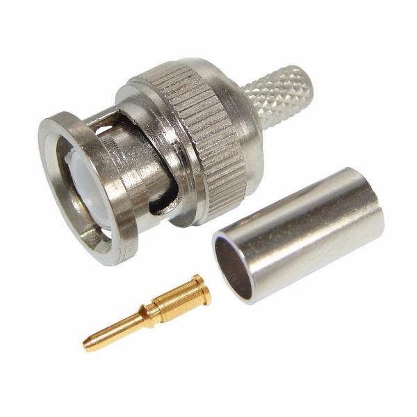 Разъём  штекер  BNC  RG-6  обжим  (01-001С)  REXANT 05-3003