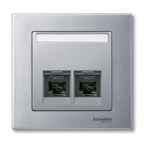 Schneider Electric Merten  Плата центральная для 2-ух соединенных модулей, 2-местная MTN466560