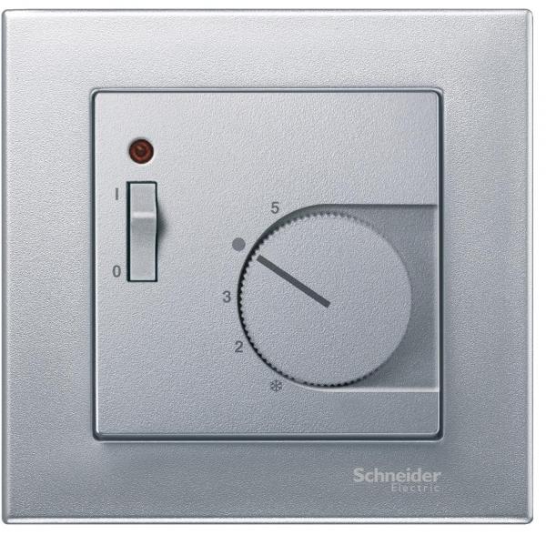 Schneider Electric Merten  Алюминий  Центральная Плата терморегулятора MTN536160
