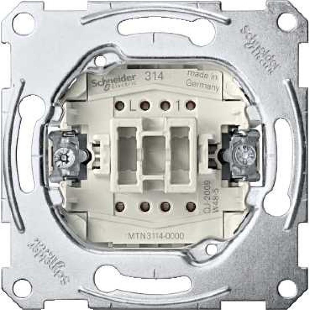 Schneider Electric Merten  Выключатель механизм 1-клавишный, сх.1 MTN3111-0000