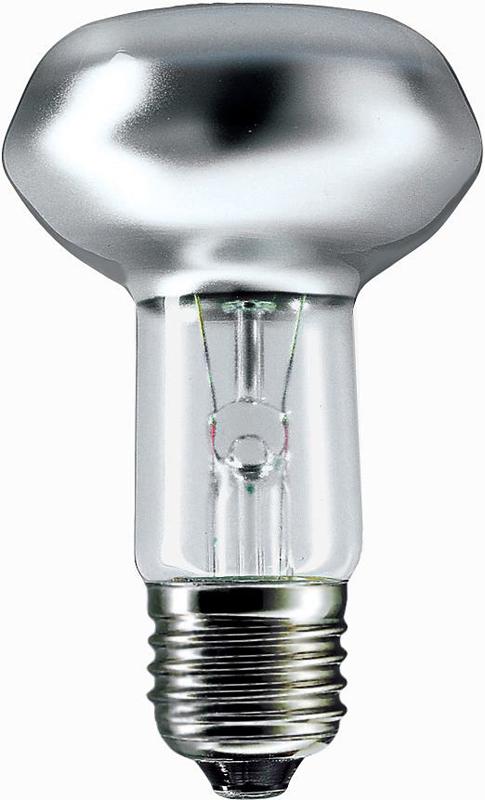 Стандартная лампа накаливания  PHILIPS  R63  60Вт  230В  E27