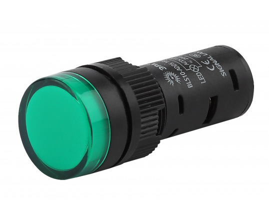 ЭРА Лампа AD16DS(LED)матрица d16мм зеленый 230В AC (20/1000/28000)