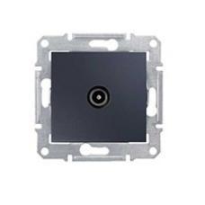 Schneider Electric Sedna Графит Розетка механизм TV оконечная 1dB IP20 скрытая установка SDN3201670