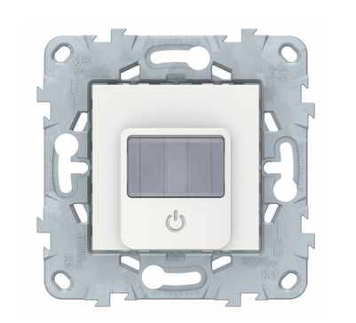 Schneider Electric Unica NEW  Белый Датчик движения с выключателем 10А NU552518