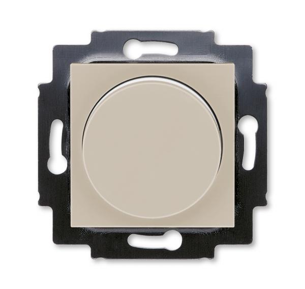 ABB  Levit  Кофе макиато/Белый Диммер поворотно-нажимной, 60-600Вт, R, 2CHH942247A6018