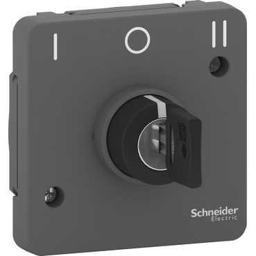 Schneider Electric Mureva Styl  Антрацит Переключатель механизм с ключом на 3 положения 3А, IP55 MUR35061