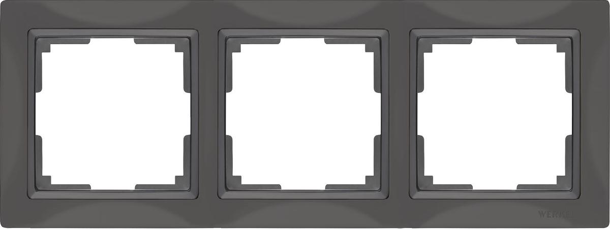 Werkel  Snabb Basic Серо-Коричневый Рамка 3-местная WL03-Frame-03 a036700