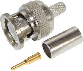 Штекер RG-58 штекер BNC  обжим (01-001A)  REXANT арт.05-3001 05-3001